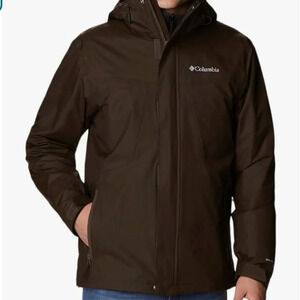 NWT Columbia Men's Tunnel Falls Interchange Jacket, 3 in 1 design, SMALL, brown
